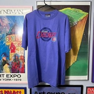 Vintage 1997 Embroidered Chicago Cubs Tee - SIZE XL